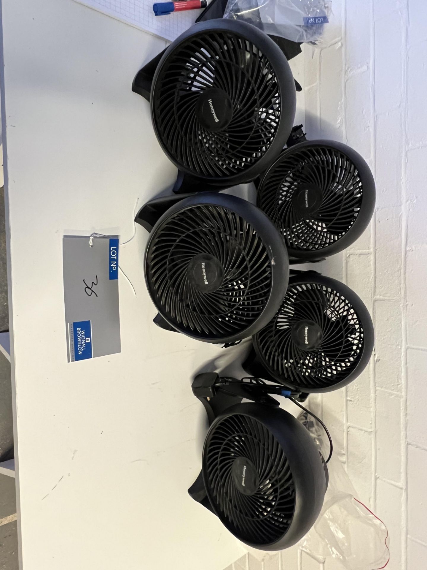 5 Honeywell 3 speed fans (located at Visions, Unit 14, Suttons Business Park, Reading, Berkshire, - Image 2 of 2