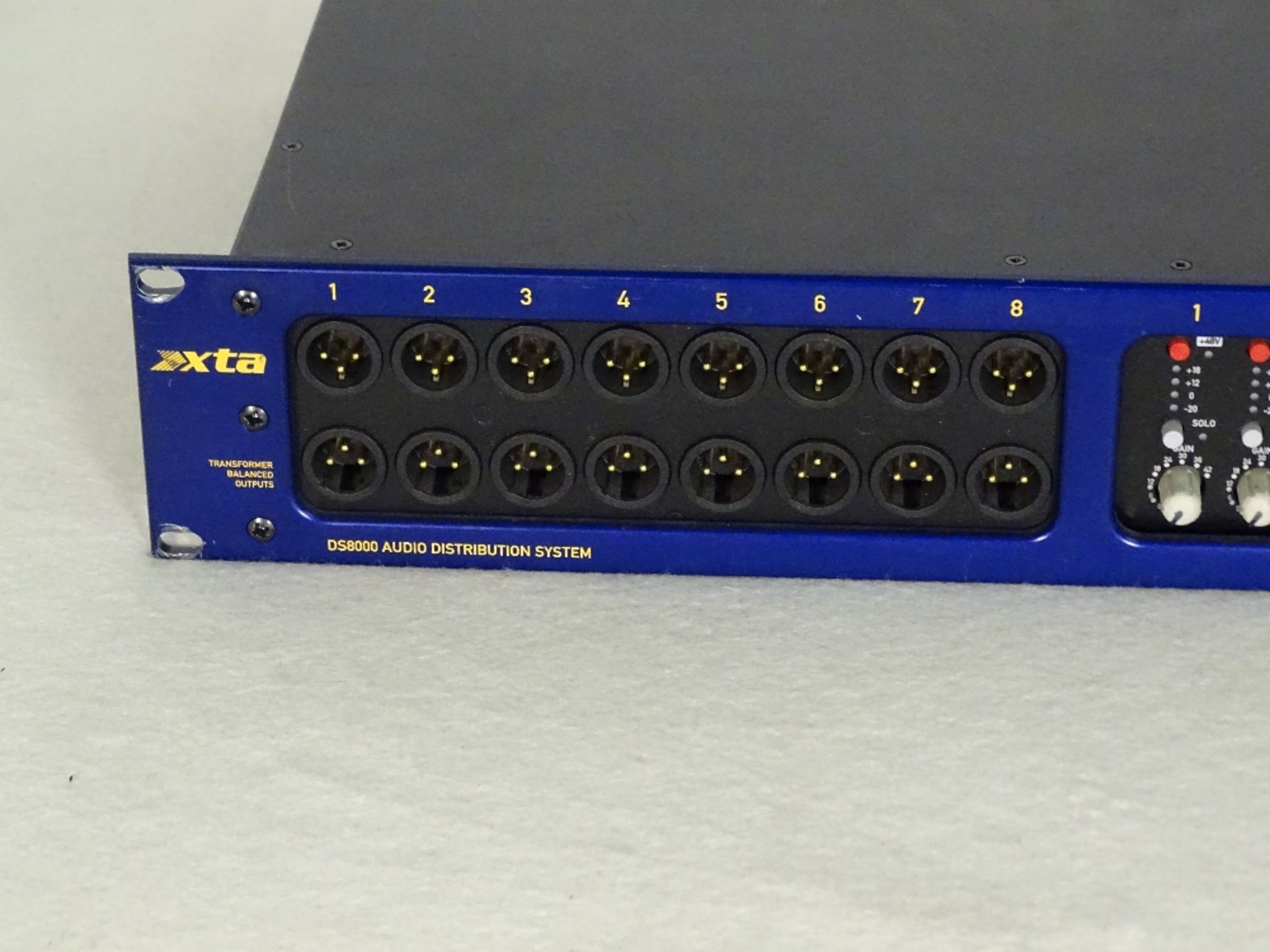 An XTA DS8000/D-8 Channel Mic/Line Distribution Units, a 2U, 8 input to 32 output mic/line - Image 2 of 6