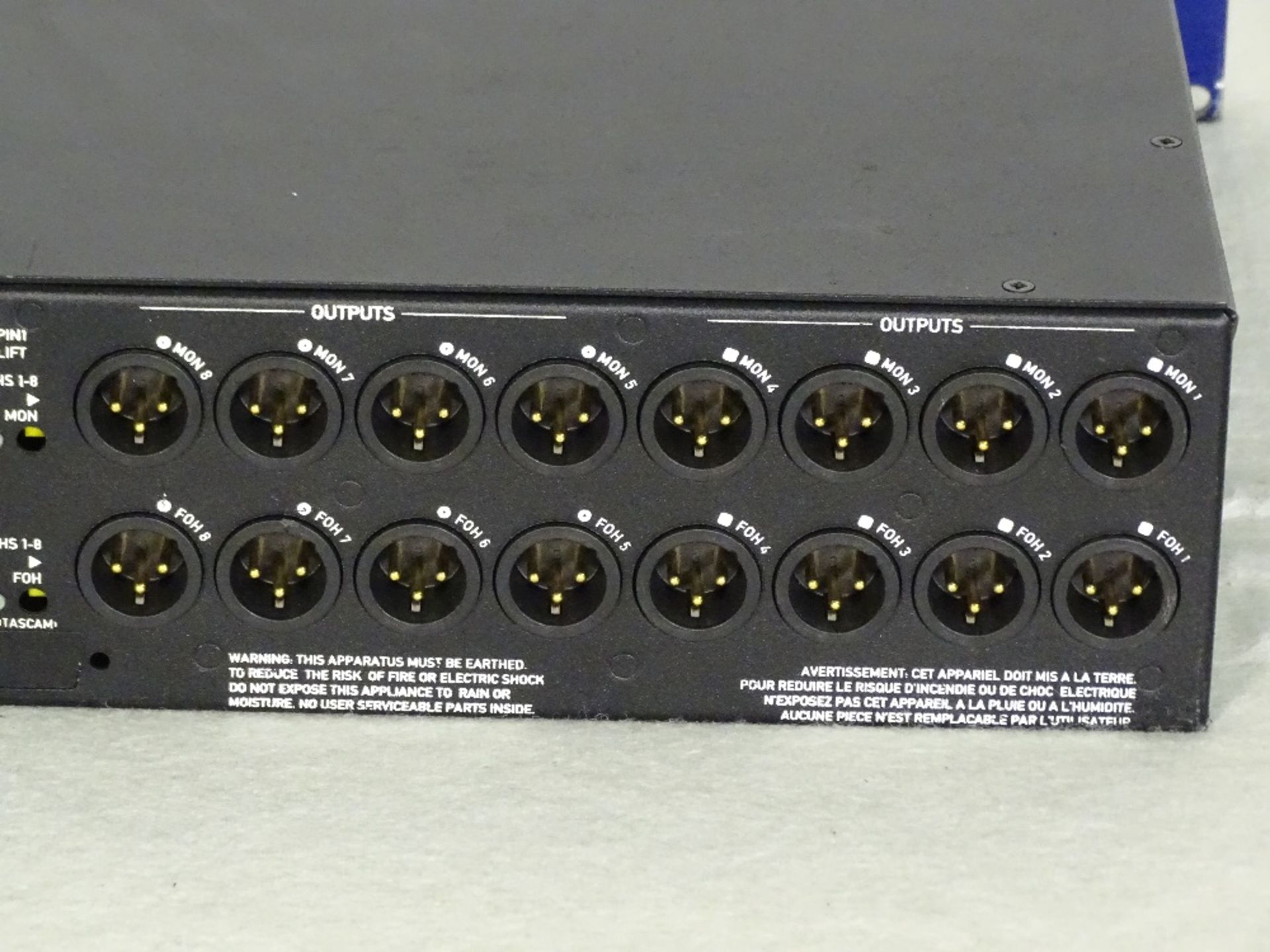 An XTA DS8000/D-8 Channel Mic/Line Distribution Units, a 2U, 8 input to 32 output mic/line - Image 6 of 6
