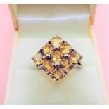 Sterling Silver Citrine Ring 'NEW with Gift Pouch'