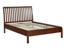 Item Description - John Lewis & Partners Medan Bed Frame, Double, Dark Wood - Stock Number...