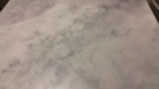 Solid marble worktop 600 x 460 New & Boxed RRP £279 - No VAT