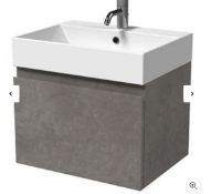 Brand New Vanity Unit with Basin - Concrete RRP £176 - No VAT