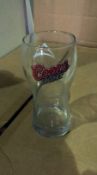 Brand New 3 x Boxes of Coors Light Beer Glasses (62 pieces) No VAT