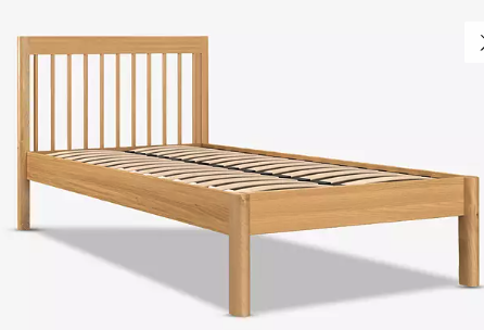 Item Description - John Lewis Spindle Bed Frame, Small Double, Oak - Stock Number - 803596...