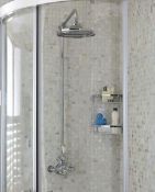 New Boxed Grand Exposed Shower System Thermostatic - Chrome RRP £208 - No VAT