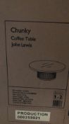 John Lewis & Partners Chunky Weave Coffee Table Goods are damaged Product damage on receipt