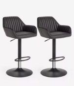 John Lewis Brooks Gas Lift Adjustable Bar Chairs, Set of 2, Goods are faulty/returns