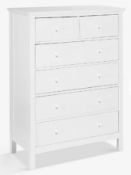 Item Description - John Lewis ANYDAY Wilton 6 Drawer Chest, White - Stock Number - 8031220...