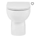 Brand New Newton Back to Wall Toilet with Soft Close Toilet Seat RRP £160 - No VAT