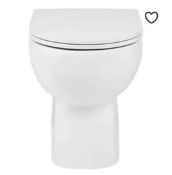 Brand New Newton Back to Wall Toilet with Soft Close Toilet Seat RRP £160 - No VAT