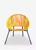 John Lewis Salsa Garden Chair, Two Tone Yellow - Customer returns, refused delivery