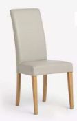 Slender Faux Leather Dining Chair Taupe I002984368 Goods are faulty Parts failed/broke during...