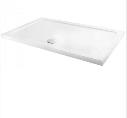 Ducostone Shower Tray 1400 x 800 (slight damage on one corner) RRP £232.56 - No VAT