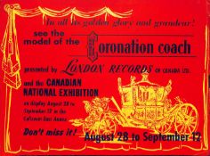 Royalty Poster Advertising Exhibition Model of Coronation Canada Coliseum