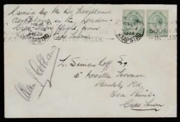 South Africa / G.B. - Air Mails 1926 (Feb. 19)