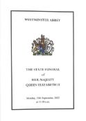 GB Royalty Queen Elizabeth II State Funeral Westminster Abbey 2022