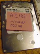 AZ102 Toshiba 500 GB Hard Drive