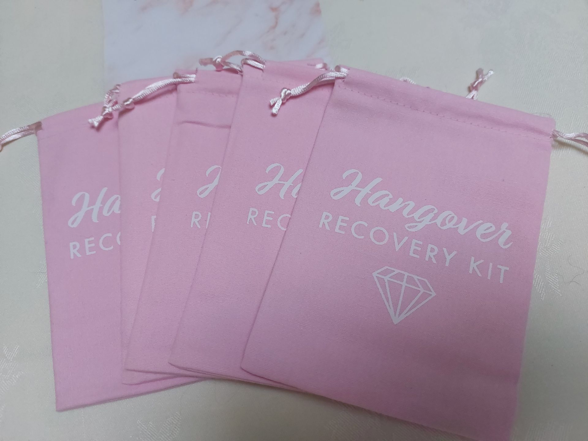 Hangover Kits For Hen Parties. Box of 6 Packs of 5. Total 30 Bags - Image 2 of 2