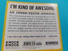 Knock Knock"""" Journals RRP £12.99 Each. Box of 12