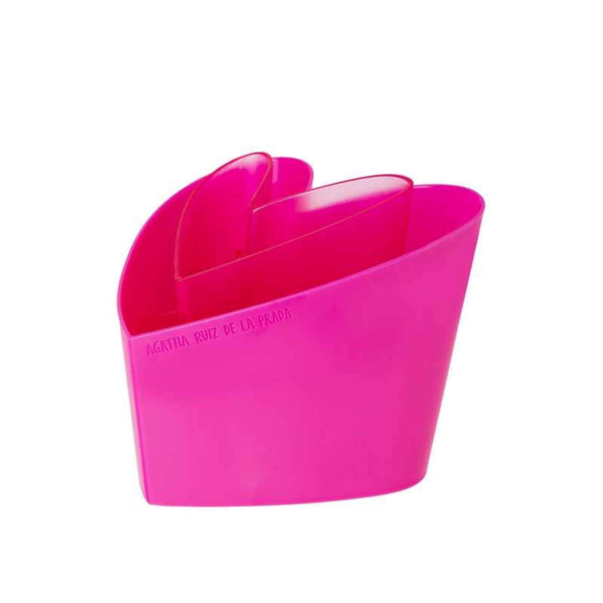 Joblot X 12 Pink Brand New Original Heart-Shaped Cutlery Drainer With Removable Inner Basket - Image 2 of 2
