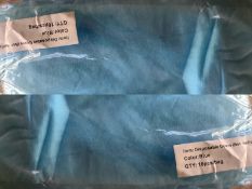 100 X Disposable Gowns Blue (Non Medical)