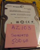 AZ103 Seagate 500 GB Hard Drive