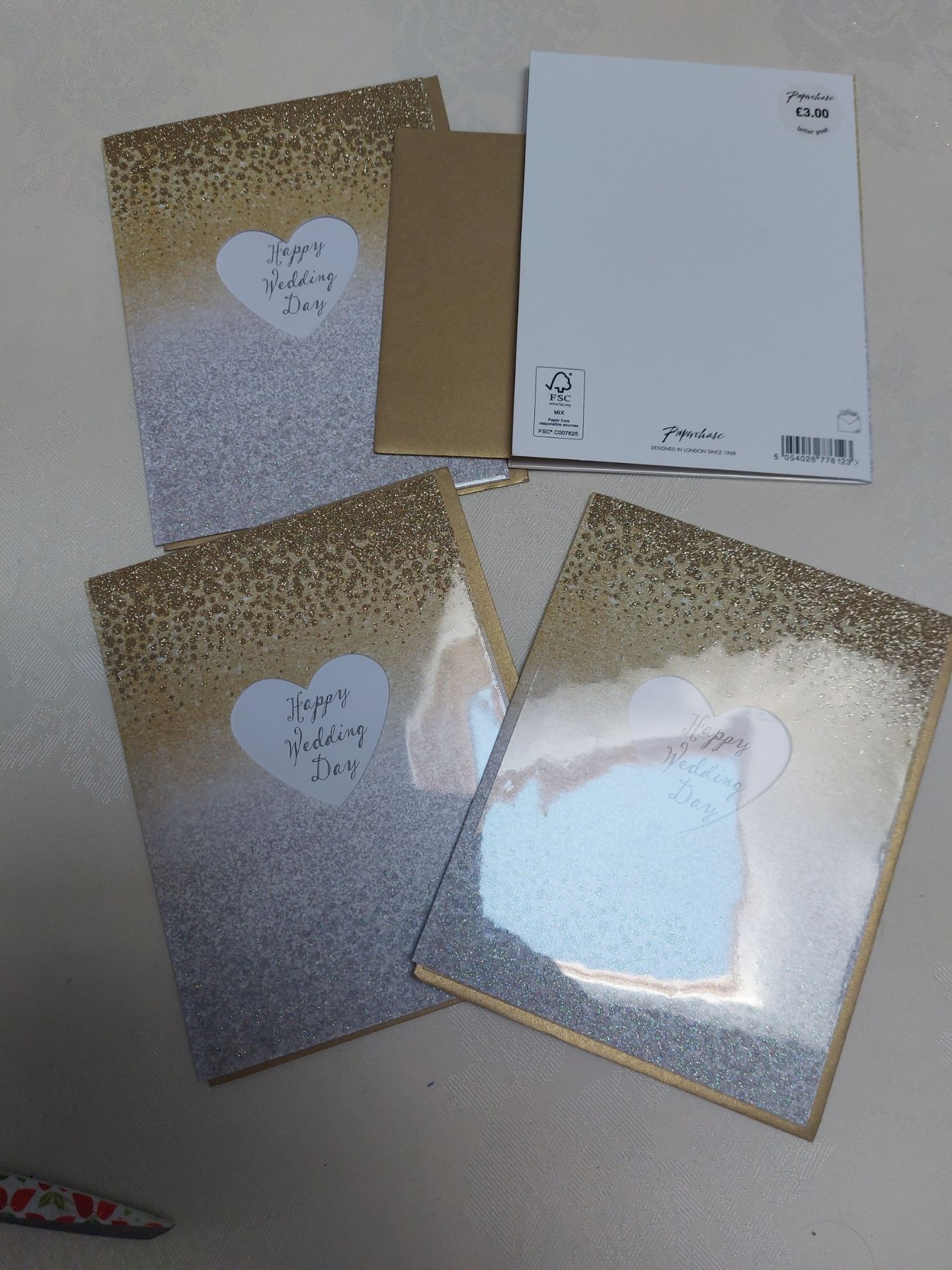 Wedding Cards - Box of 48. £3.00 RRP Each, From Paperchase - Image 4 of 8