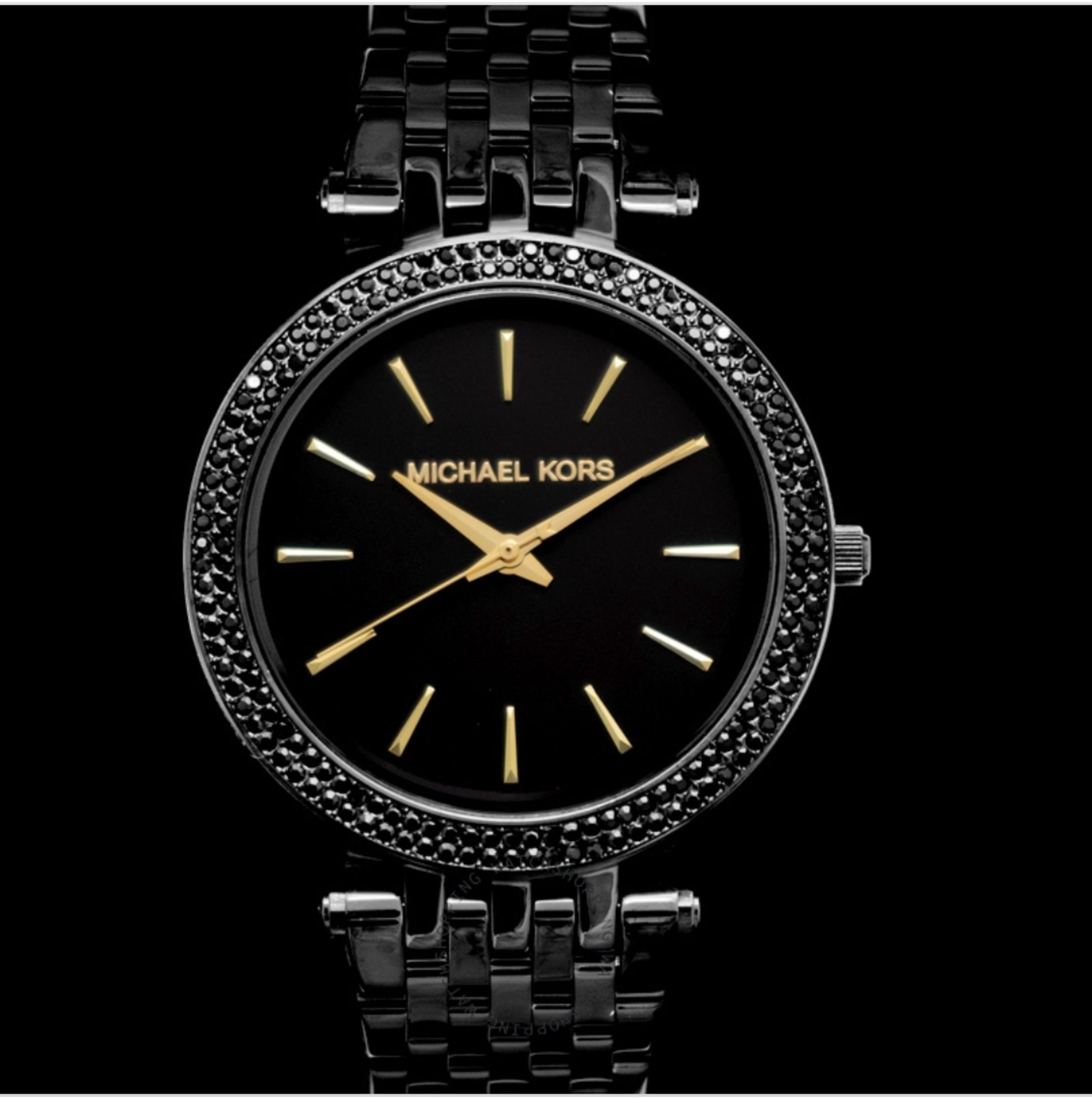 Michael Kors MK3337 Ladies Black Darci Quartz Watch - Image 5 of 7