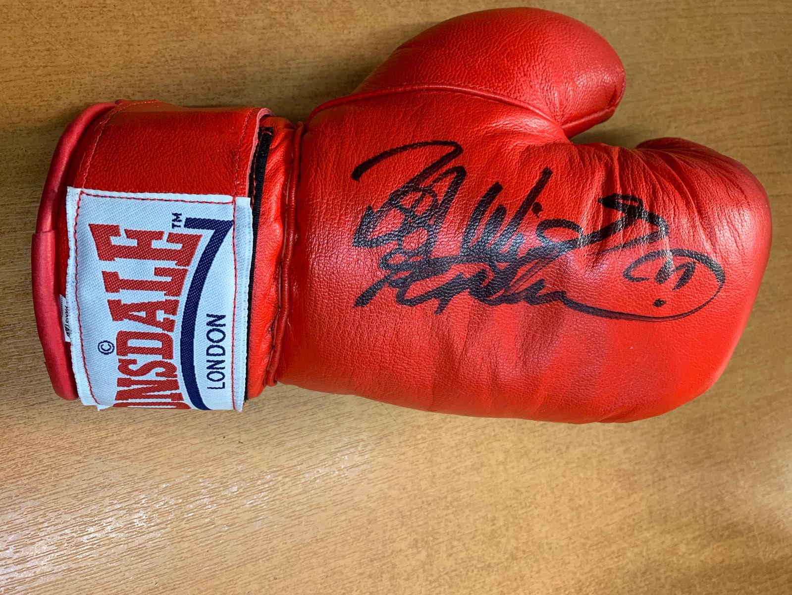 Frank Bruno Signed Glove