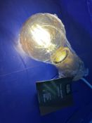 H5/C - Domestic Large Decorative Light Bulb, Switch, and Plug - Tested Working