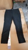 Lot RRP £150 Approx 12x Black Women's Trousers. To Include Sizes 12, 14, 18, and 20. RRP £12.50 Each