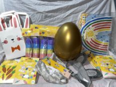 Q1/C - Large Job Lot of Easter Seasonal Gifts, Refillable Eggs, Gift Bags, Ears + More