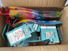 Z1/A - NEW Job Lot Box of ''Thank you'' Teacher Gifts - Bracelets, Gift Bags, Note Books + More