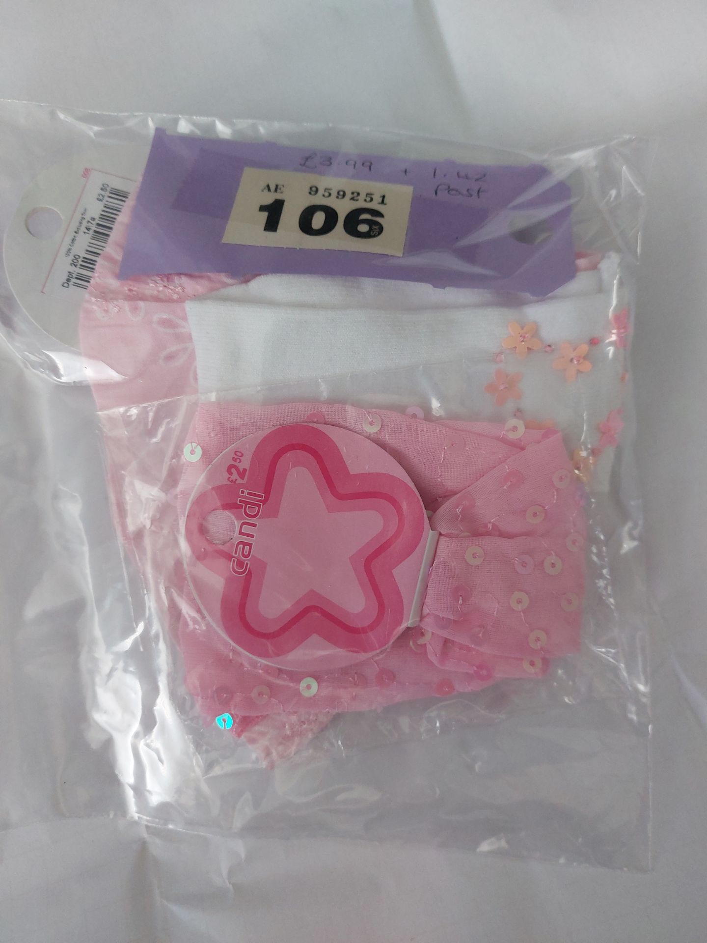 Pink Headbands and Hair Accessories. Childs. Box of 20 Mixed