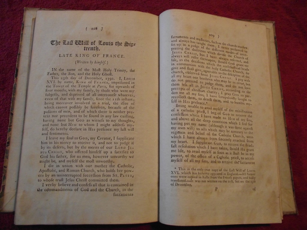 Proceedings of the French National Convention on the trial of Louis XVI - By Joseph Trapp 1793 - Image 23 of 24