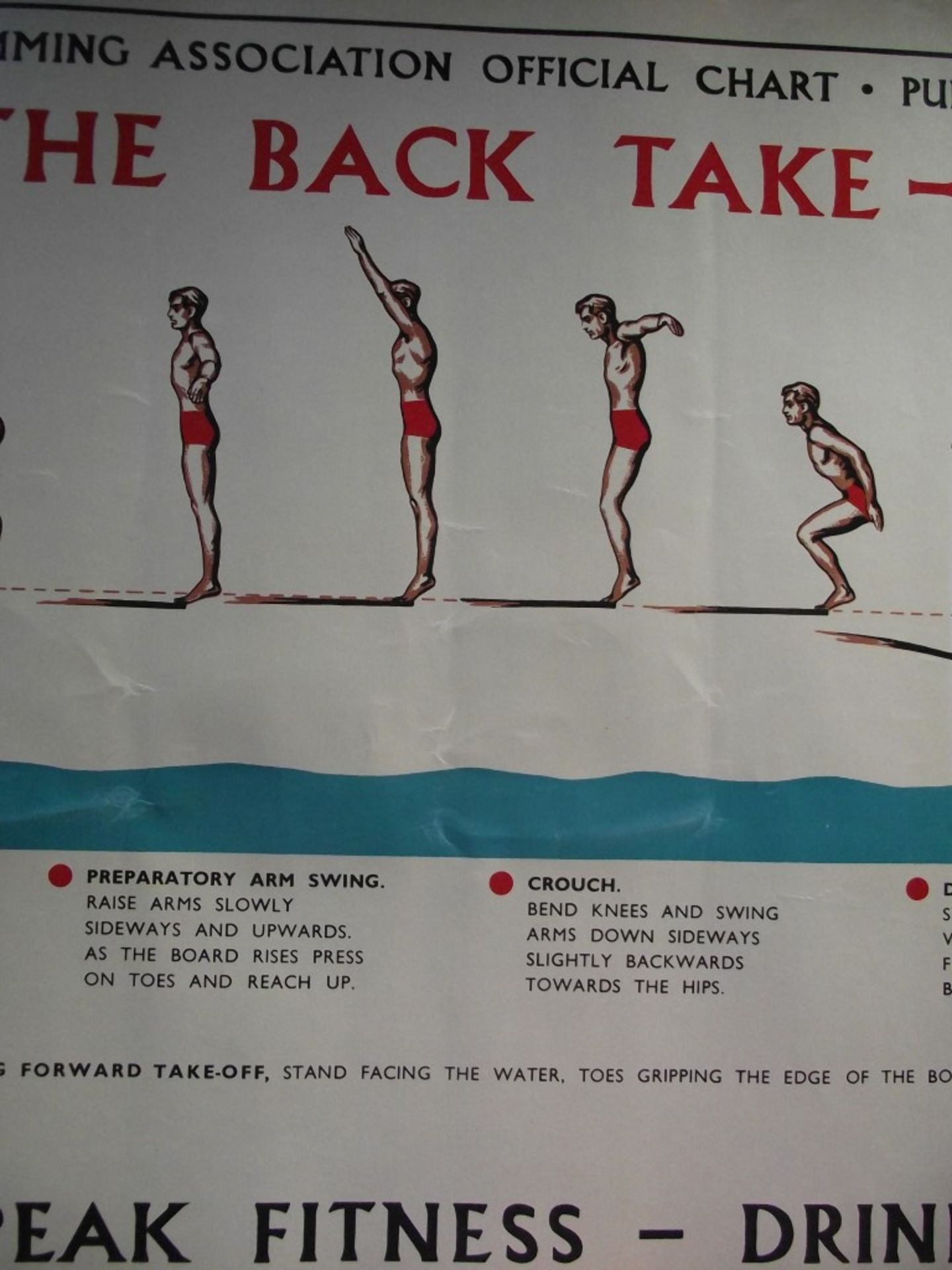 4 X 1950's Original 'Amateur Swimming Association' advertising posters, published by Bovril Ltd. - Image 35 of 51