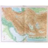 Antique Coloured Map Persia Arabia Iran Basra