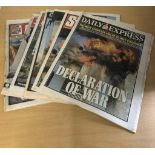 7 x Newspaper Bundles from 9/11