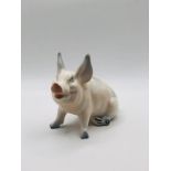 Beswick England Pottery Pig Chipped at the Top of Ear Collectors
