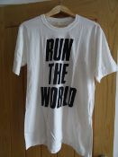 Vintage Run The World/Sport Aid Shirt x3/XXL