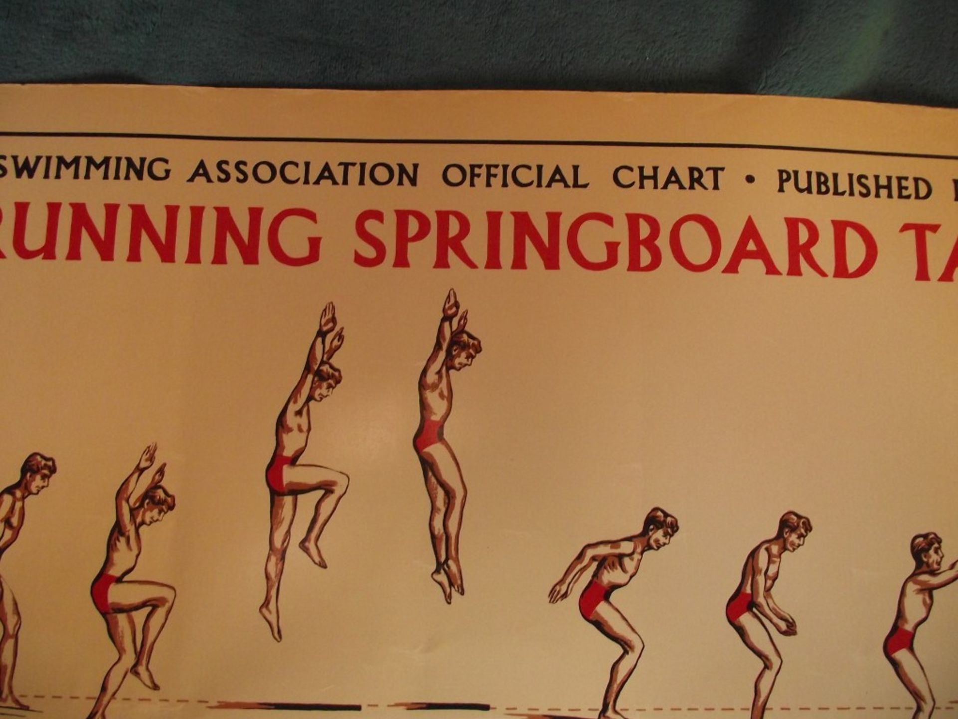 4 X 1950's Original 'Amateur Swimming Association' advertising posters, published by Bovril Ltd. - Image 44 of 51