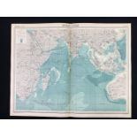 Antique Map Indian Ocean Shipping Routes, Currents & Depths.
