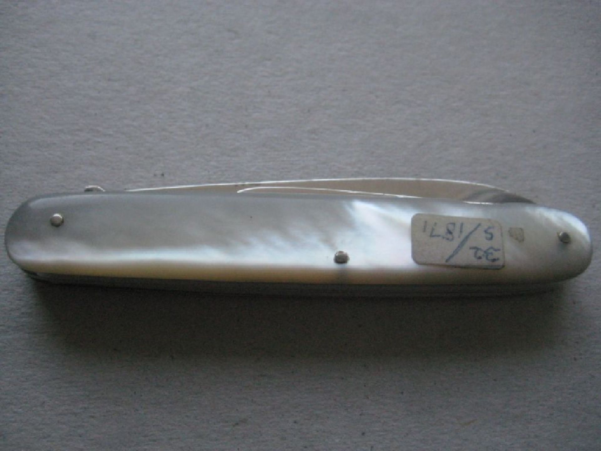 Rare Victorian Mother Of Pearl Hafted Slotting Knife And Fork - Image 7 of 8