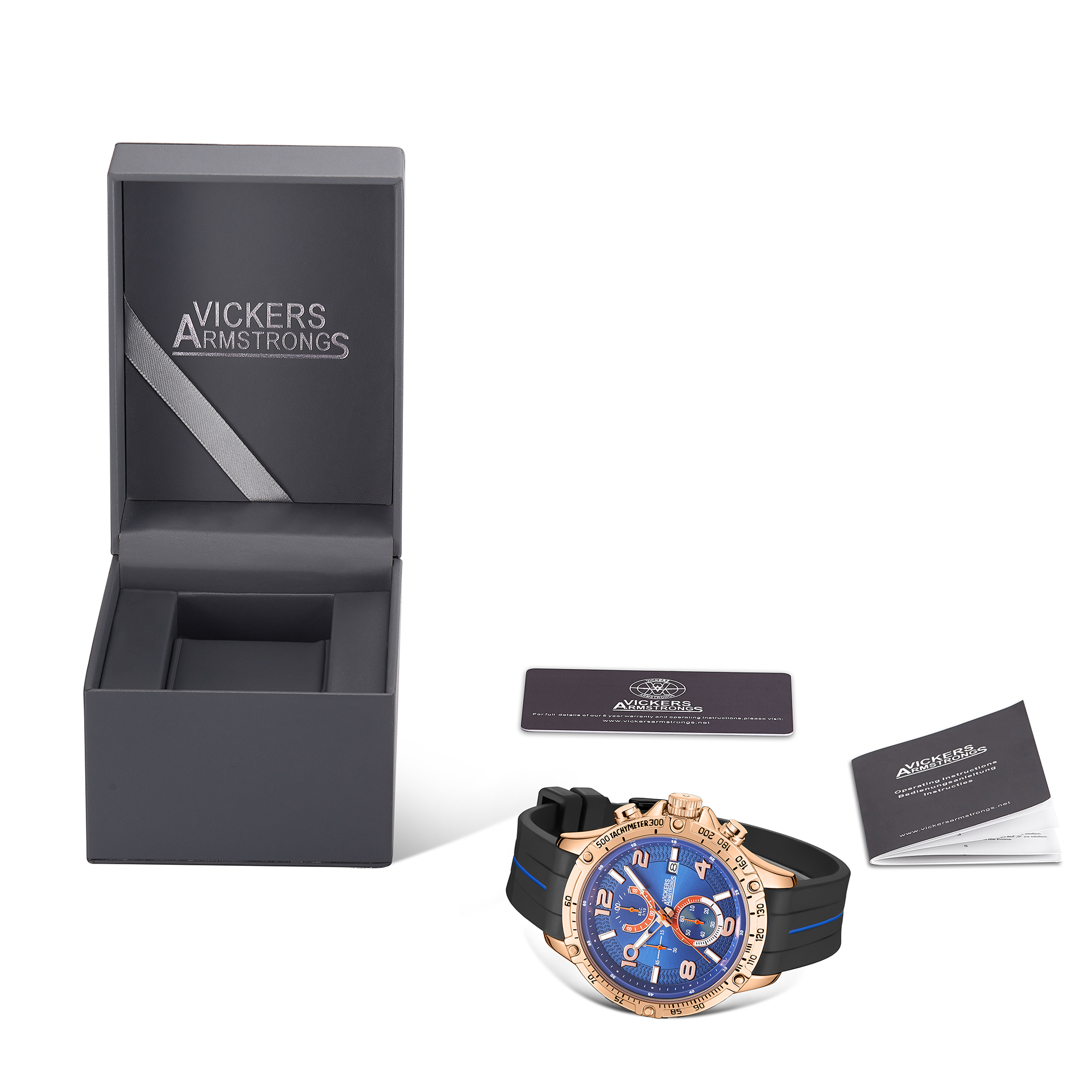 Vickers Armstrongs Limited Edition Hand Assembled Legacy Orange - FREE DELIVERY & 5 YEAR WARRANTY