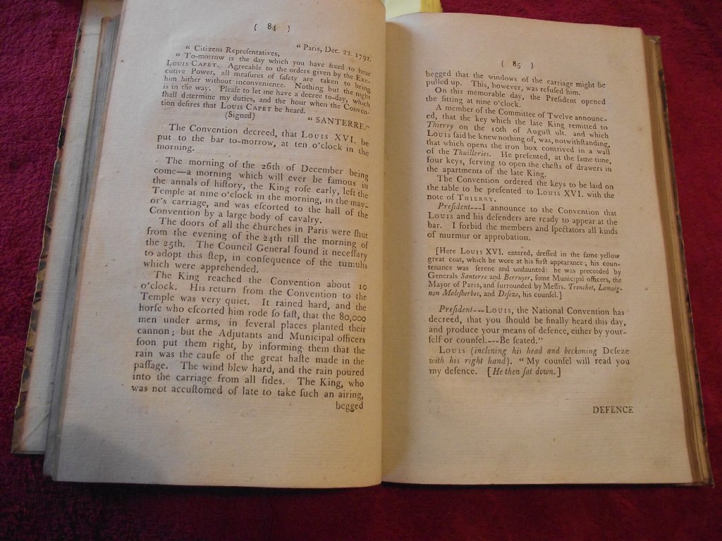 Proceedings of the French National Convention on the trial of Louis XVI - By Joseph Trapp 1793 - Image 10 of 24