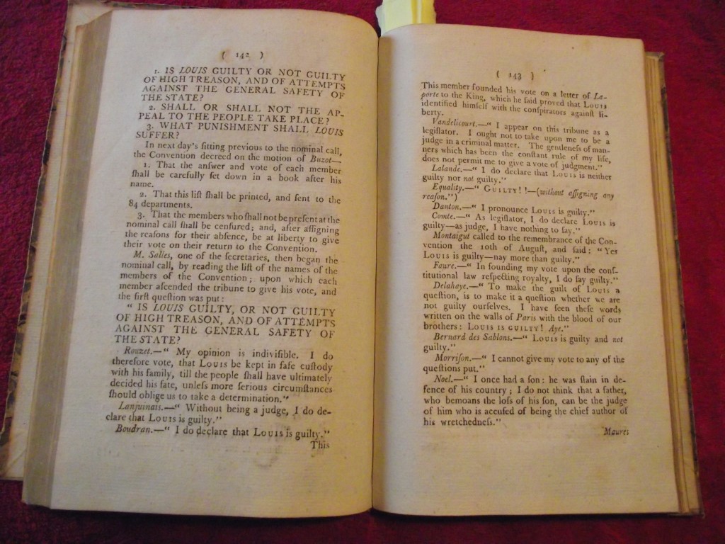 Proceedings of the French National Convention on the trial of Louis XVI - By Joseph Trapp 1793 - Image 13 of 24