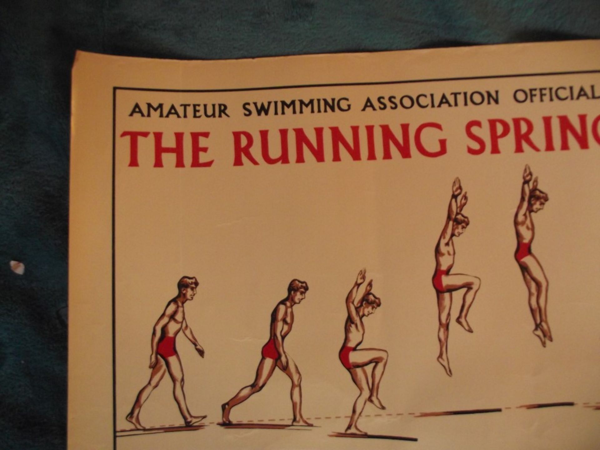 4 X 1950's Original 'Amateur Swimming Association' advertising posters, published by Bovril Ltd. - Image 45 of 51