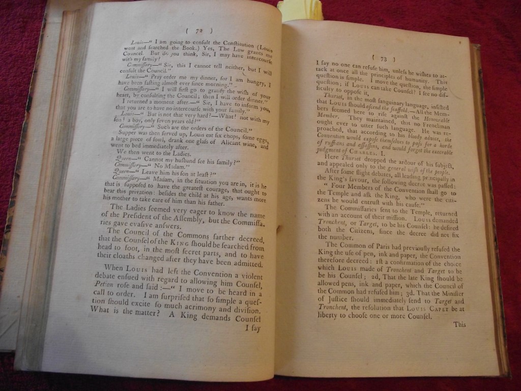 Proceedings of the French National Convention on the trial of Louis XVI - By Joseph Trapp 1793 - Image 9 of 24