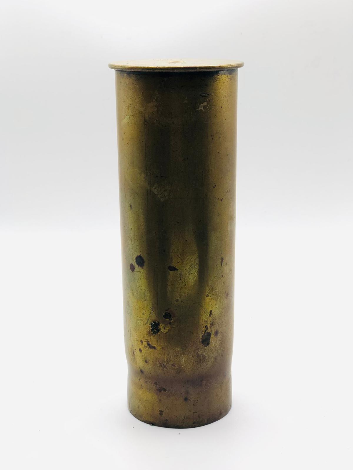 Rare 1913 Dated German Fahrapanzer Round Shell - Military Collectors Enthusiast - Image 3 of 4